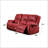 Red Synthetic Leather Motion Sofa