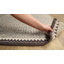 Tapis gris en laine tissé à la main Muneeba-302662467