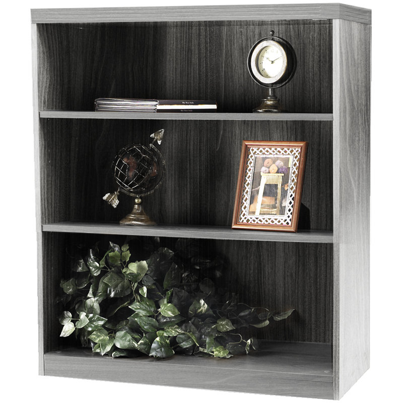 Aberdeen Standard Bookcase, Gray Steel