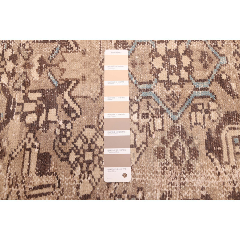 Tapis brun clair Antalya 3 pi 3 po x 17 pi 1 po