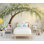 Papier peint aquarelle arbre qui pleure - Élégant art mural botanique peint à la main, décoration murale inspirante de la nature pour spa de chambre 706RS (Peel-N-Stick) RS706