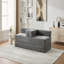 Canapé-lit convertible, canapé de plancher pliable sans assemblage-671470904