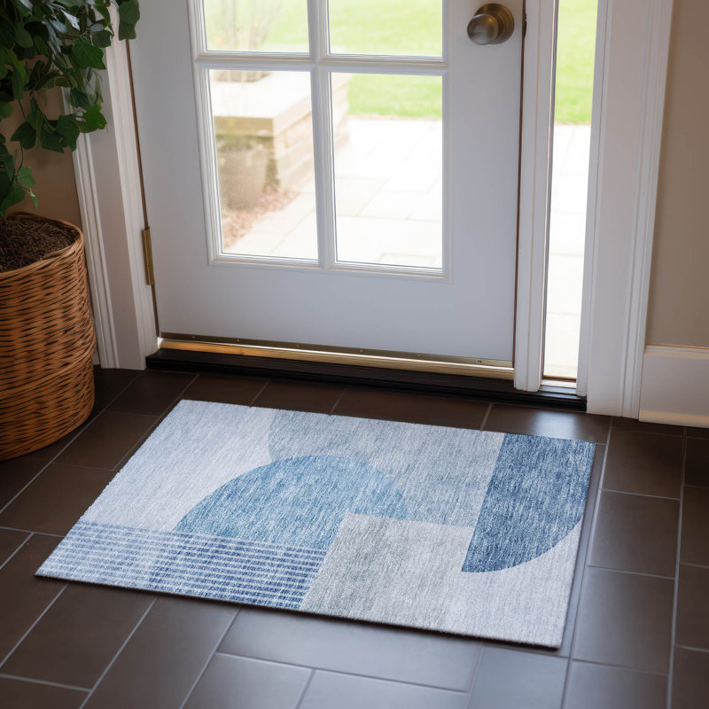 Tapis intérieur / extérieur Ayush, Rectangle 1 pi 8 po x 2 pi 6 po