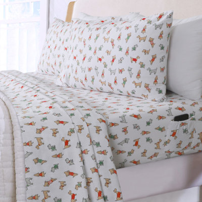 100% Cotton Flannel Sheet Set