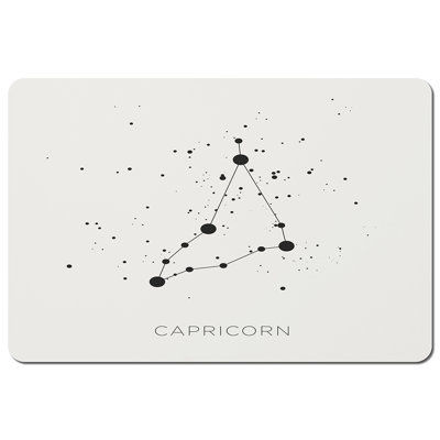 Jabrell Polyester, Wood/Bamboo No Pattern Rectangle Placemat