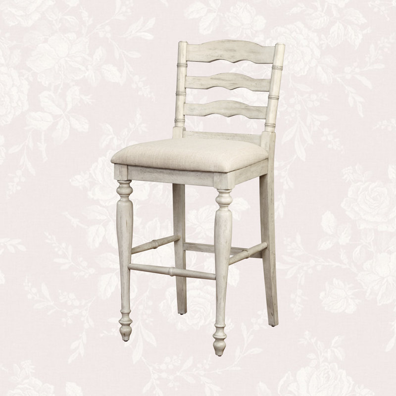 Tabouret de bar / de bar Atalanti, Tabouret de bar (assise de 30 po de hauteur), Beige patiné