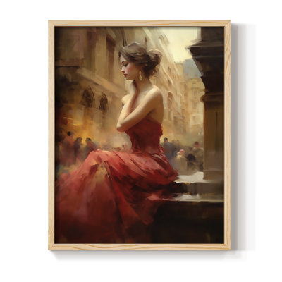 Reproduction encadrée WOMEN Series CDxxviii - bois massif