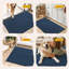 Tapis d'entrée géométrique lavable avec envers antidérapant-166828437-166828433