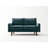 Anacapa 58" Velvet Round Arm Sofa Loveseat-815099281