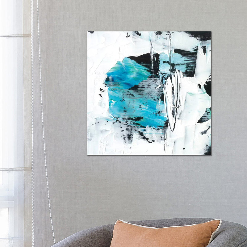 «Kinetic Form II» par Ethan Harper - reproduction d'art, H 26 po x l 26 po x P 1,5 po, Toile tendue, Pas de tapis