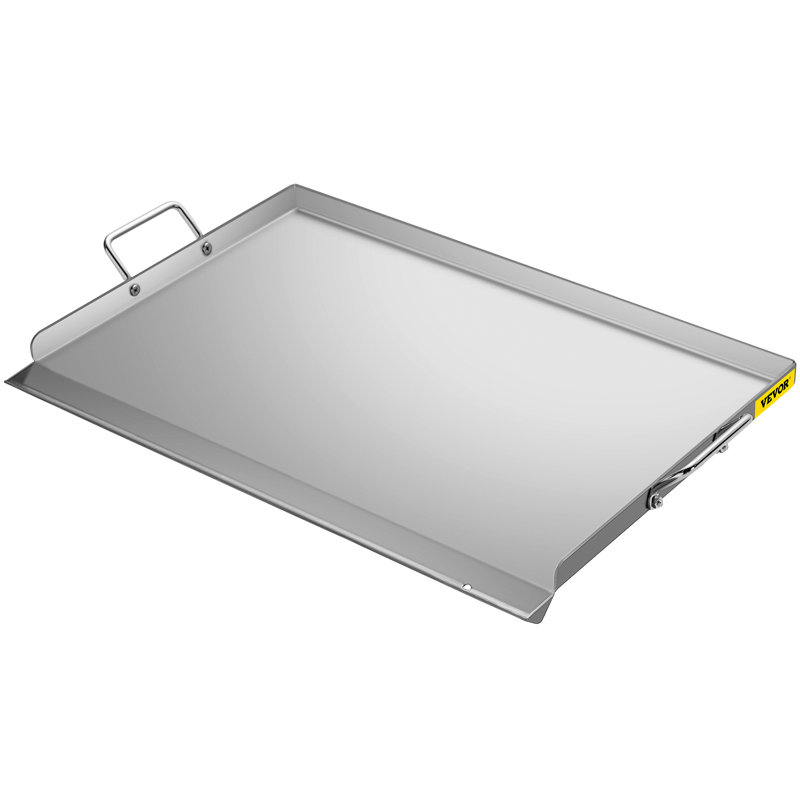 16'' Carbon Steel Griddle, Silver, 23" W