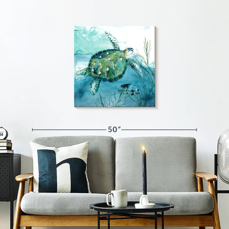 Tortue de mer Crowle Delray I, H 24 po x l 24 po