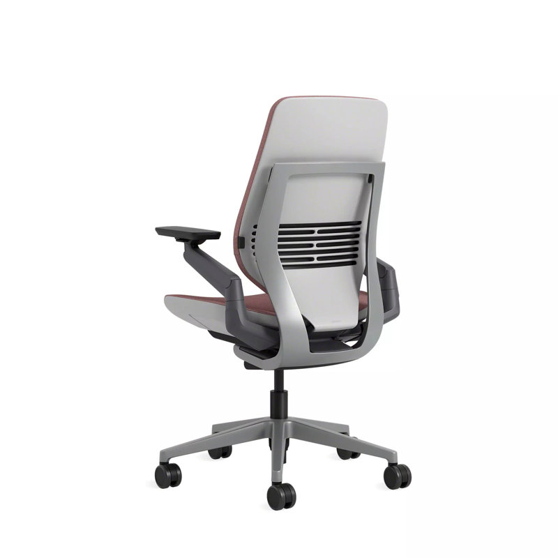 Steelcase Gesture Task Chair, Pink Lemonade, Hard Floor, Light