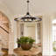 Luminaires rustiques 8 lumières de style campagnard