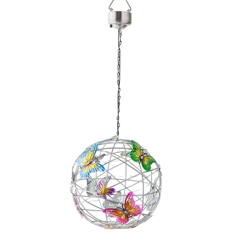 29'' Solar Powered Outdoor Hanging Light