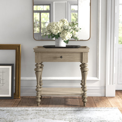 Troutt 28'' W Solid Wood Nightstand