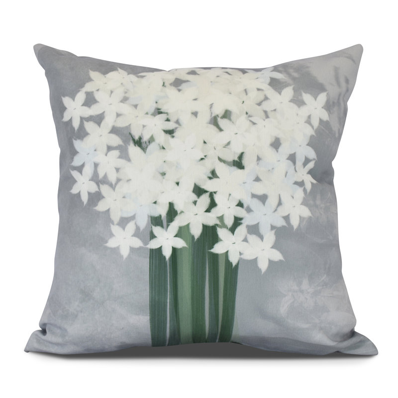 Housse et insert de coussin carré paperblancs, H 16 po x l 16 po, Gris