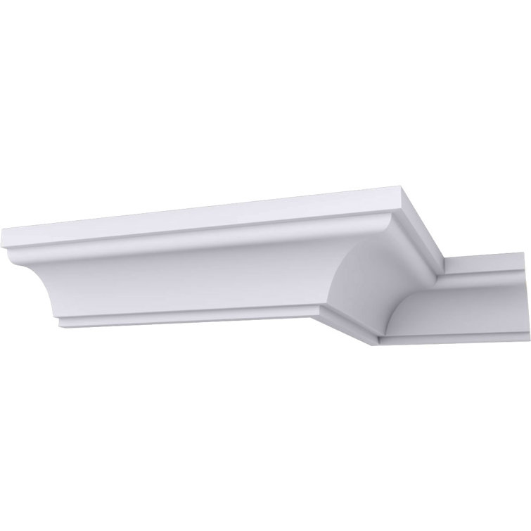 ÉCHANTILLON - Moulure couronnée Endurathane Claremont Cove, H 9 po x P 11 3/4 po x F 14 1/4 po x L 12 po, apprêtée