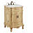 Lunette 24'' Single Bathroom Vanity with Top-350434984-284787573