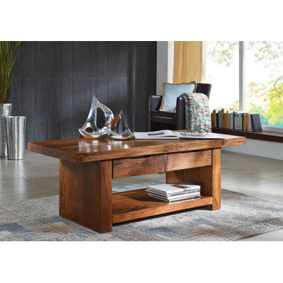 Duke Solid Wood Frame Coffee Table