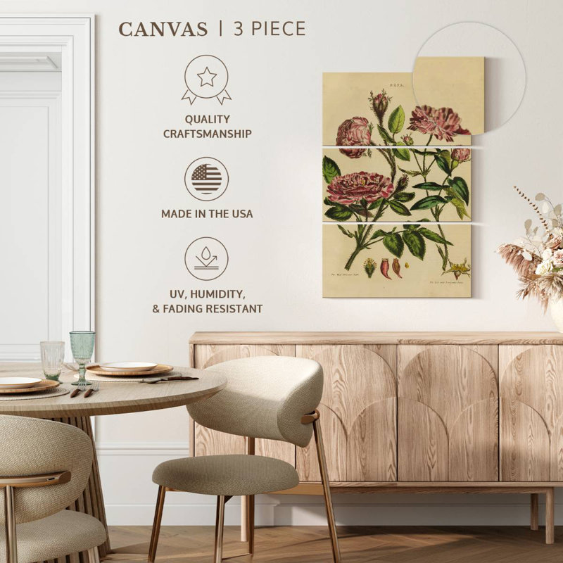 Harnek Herbal Botanical XVII, 74" H x 48" W