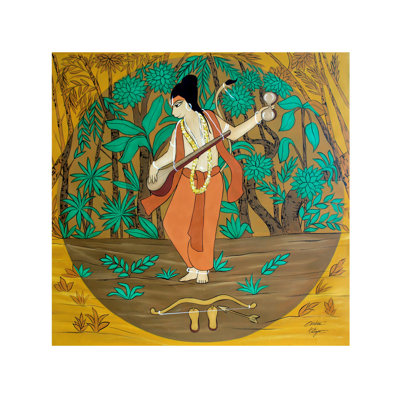 Rama Bhakta Hanuman | Acrylic On Canvas | By Chetan Katinagar