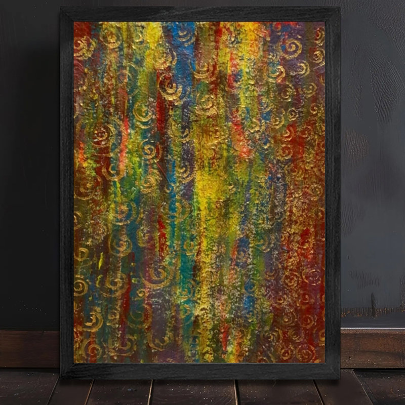Art mural encadré minimaliste avec cadre en bois massif, impression sur fond coloré pour le salon, la chambre à coucher, le bureau à domicile, prêt à être accroché