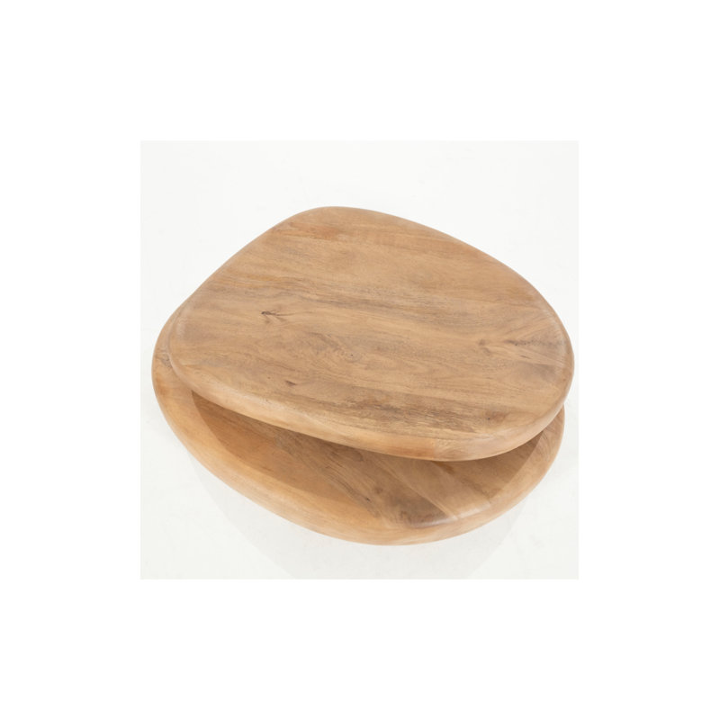 Coffee Table Solid Wood Coffee Table, Light Brown