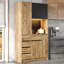 105 cm W Display Cabinet with Lighting