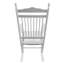 Chaise berçante balcon pour adulte - blanc-130055722