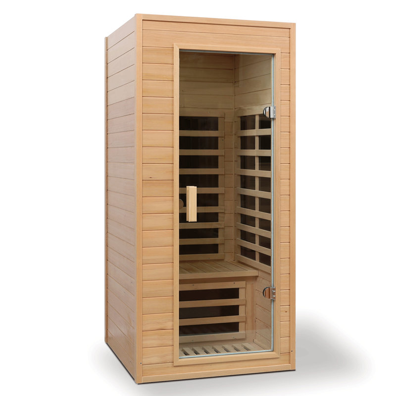 Hemlock One-Person Far Infrared Roof Embedded Indoor Sauna Room