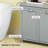 Bathroom Storage Cabinet, Dual Tilt Out Laundry Hamper Cabinet