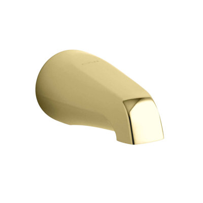 Coralais 4-7/8" Non-Diverter Bath Spout with Slip-Fit Connection