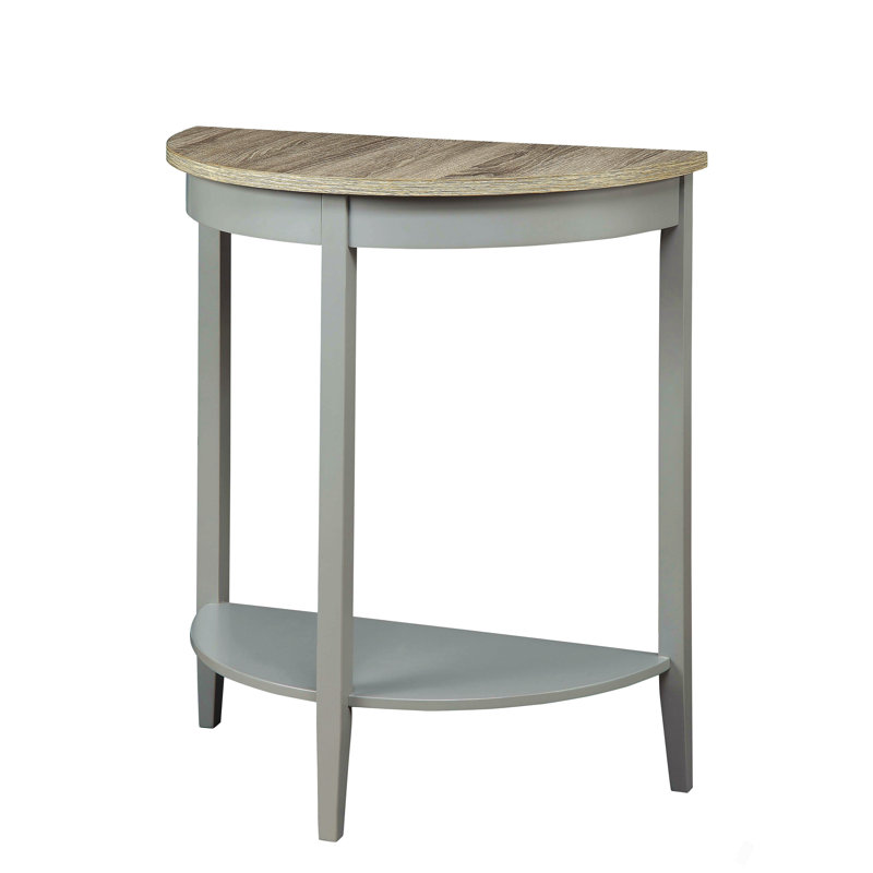 Justino Natural Oak & Gray Finish Console Table