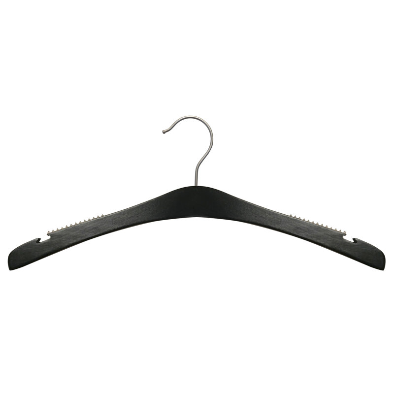 Cintre pour chemises / chandails / chandails en bois, Noir