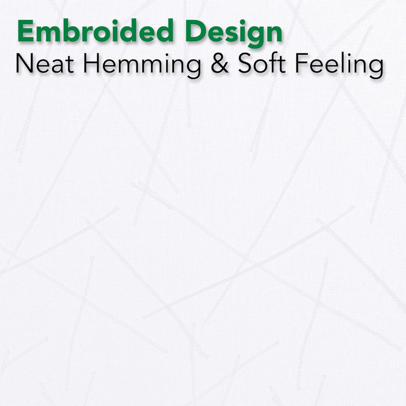 Semi Sheer Curtain Pair