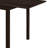 Cappuccino Dining Table with Drop Extension Leaf