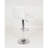Swivel Faux Leather Adjustable Hydraulic Bar Stool, Set Of 2, White-270082257