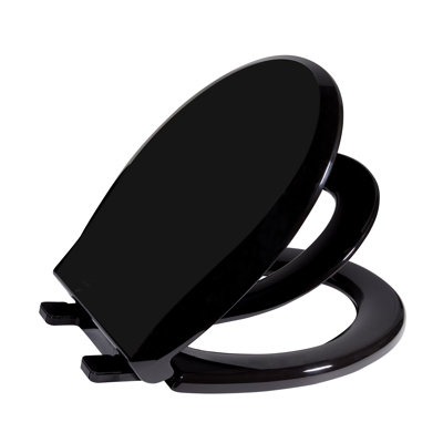Round Toilet Seat With Built-In Toddler Seat | Soft Close Hinges | Easy Install & Clean | Fits Most Round Toilets