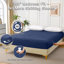 Protège-matelas imperméable à motif de losanges pour très grand lit-1441130686-1414275045