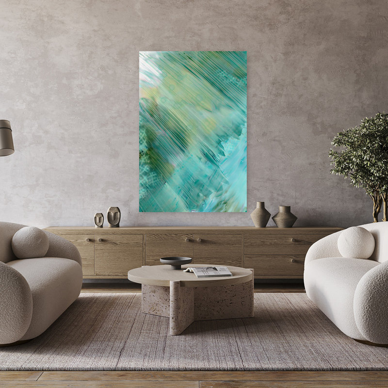 Art contemporain, art côtier abstrait, H 48 po x l 32 po