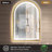 Mauel Arch LED Backlit Wall Mirror-1645045227-1672948290