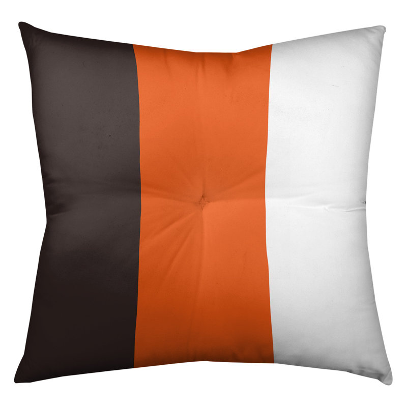  Coussin de sol touffeté, 26 po x 26 po, Orange