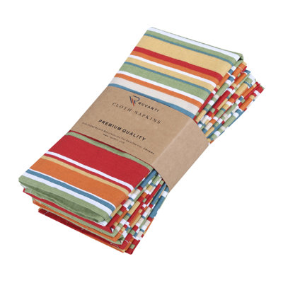 100% Cotton Square Kitchen Cloth Napkins