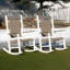 Premium HDPE & Wicker Rocking Chair - High-Back Ergonomic Design with 380LB Capacity