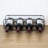 Seidel Tabletop Wine Bottle Rack in Black
