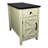 Farmhouse End Table With Charging Station, Barn Door, Drawer, And Storage - Bedside Table For Bedroom & Living Room-1567629132