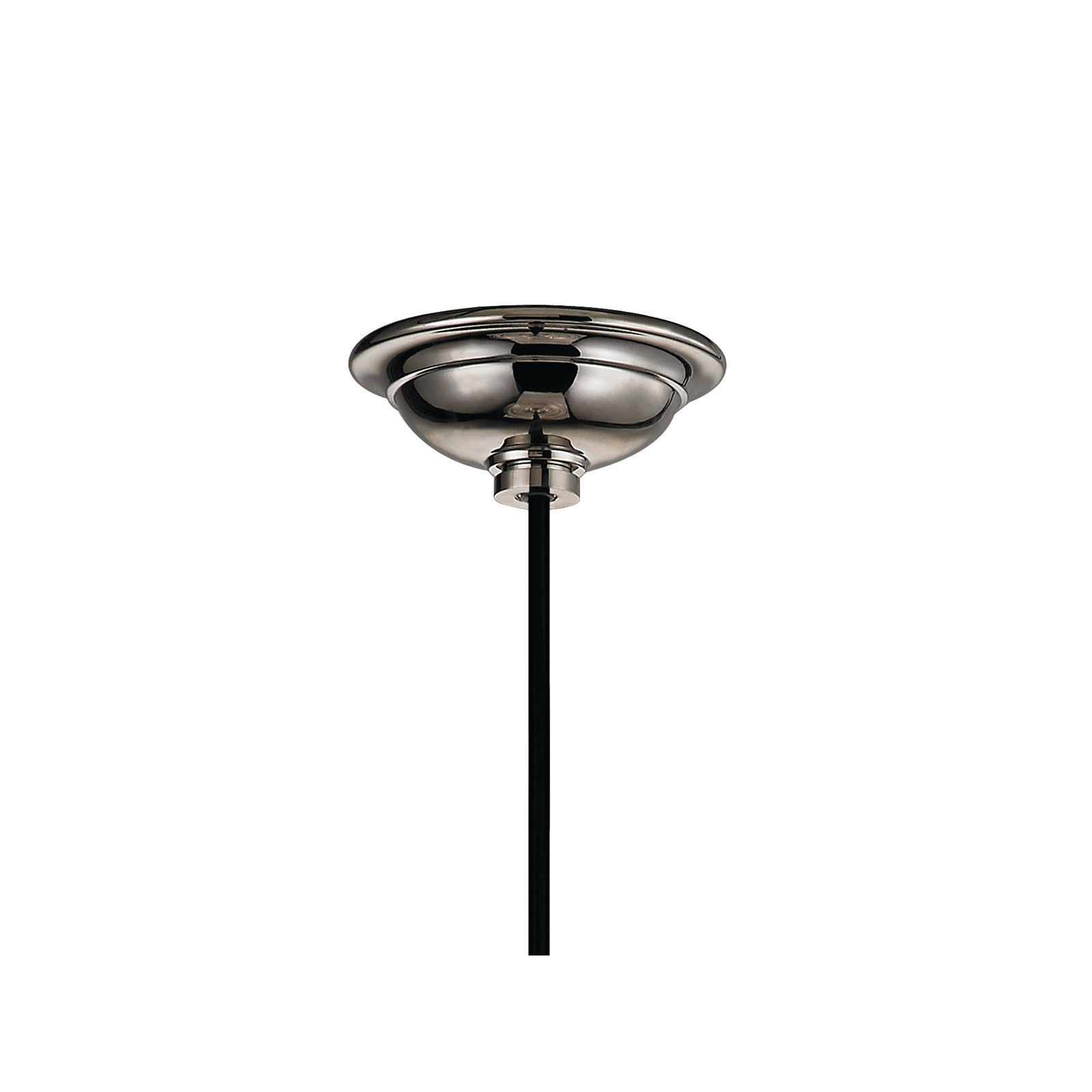 Roth 4 Light Glass Pendant, Polished Nickel