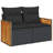  Garden Sofa Set Black