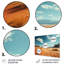 «Arid Horizon On Nevada Desert II», art mural en métal Canyon and Desert-2143817519